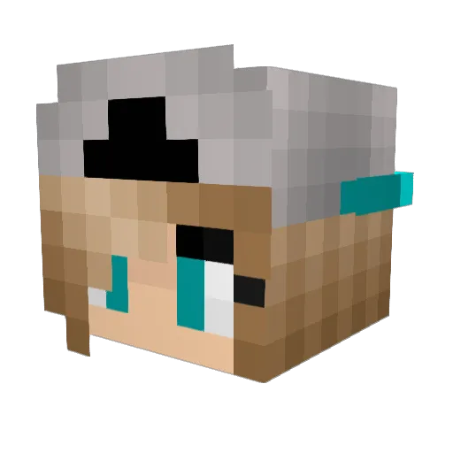 spartacus14 Minecraft avatar head, 3D render