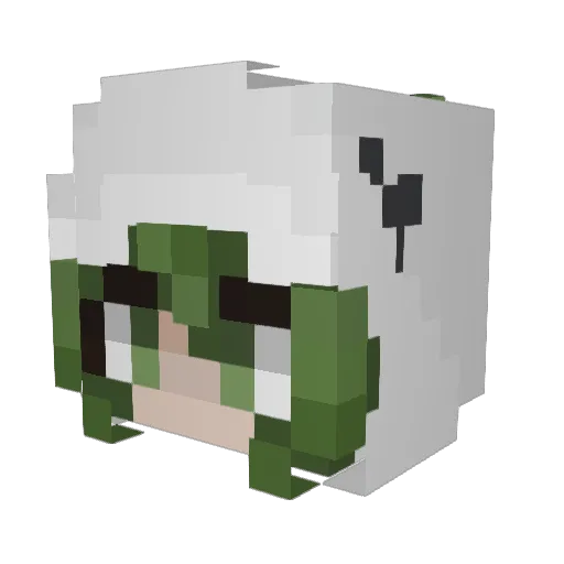 spartanS927 Minecraft avatar head, 3D render