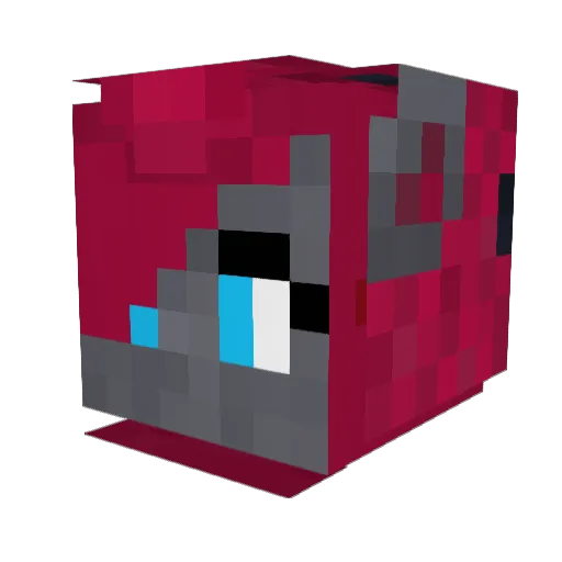 spartandial Minecraft avatar head, 3D render