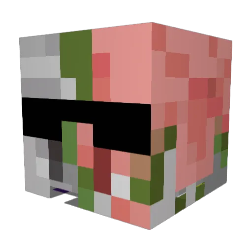 spartin690 Minecraft avatar head, 3D render