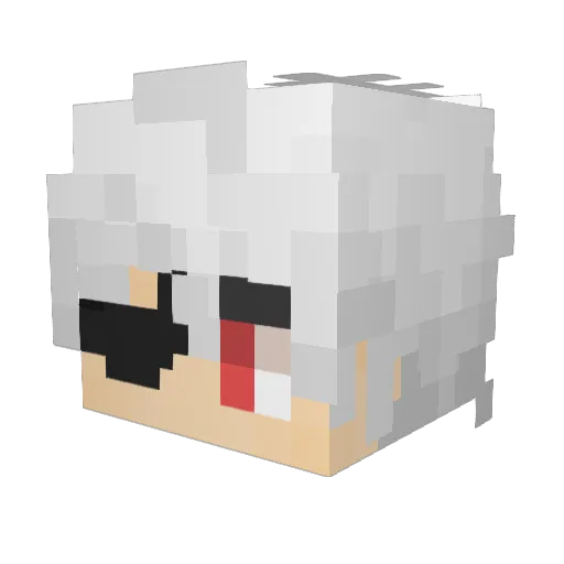 spartoi11 Minecraft avatar head, 3D render