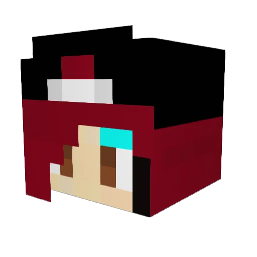 spasgaming Minecraft avatar head, 3D render