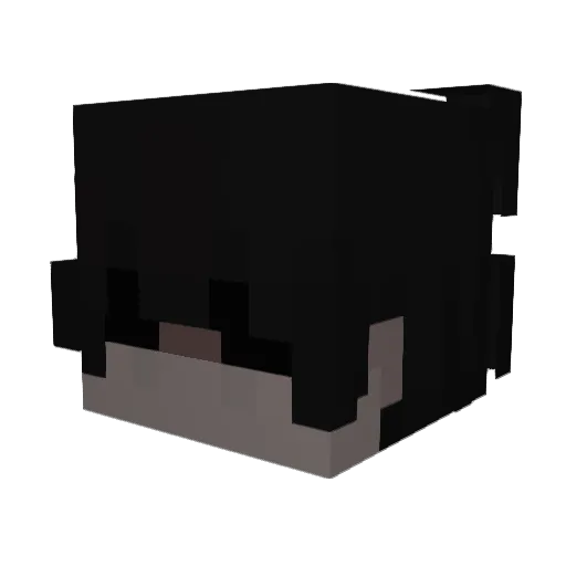 spawak Minecraft avatar head, 3D render