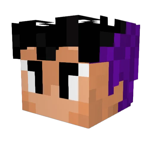 spawn86james Minecraft avatar head, 3D render