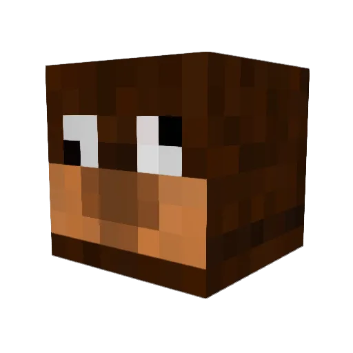 spawncrazymonkey Minecraft avatar head, 3D render