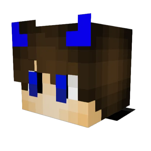 spaz0117 Minecraft avatar head, 3D render