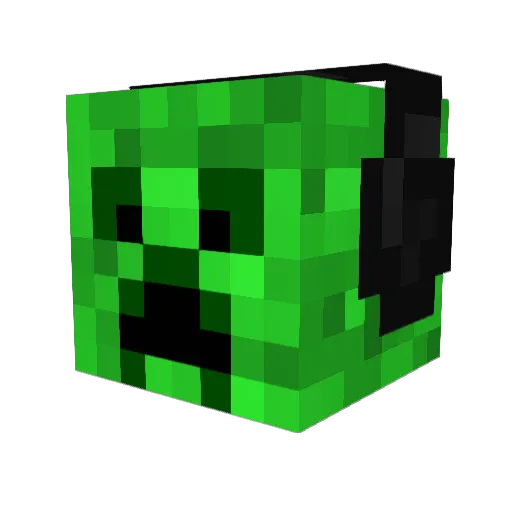 spbob55555 Minecraft avatar head, 3D render