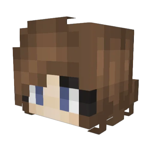 spboy Minecraft avatar head, 3D render