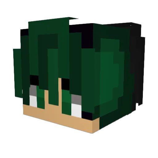speareMENT Minecraft avatar head, 3D render