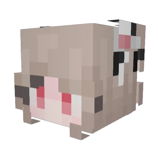spebox Minecraft avatar head, 3D render