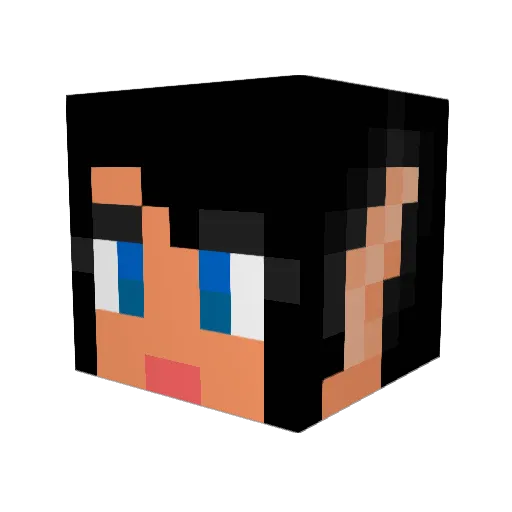 specklesndots Minecraft avatar head, 3D render