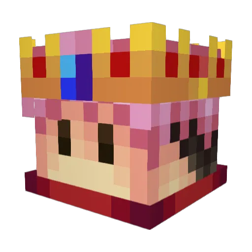 specoxd Minecraft avatar head, 3D render