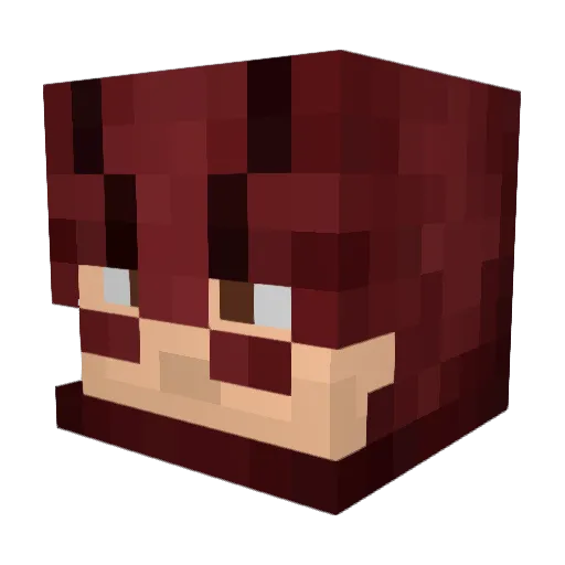 specter_al Minecraft avatar head, 3D render