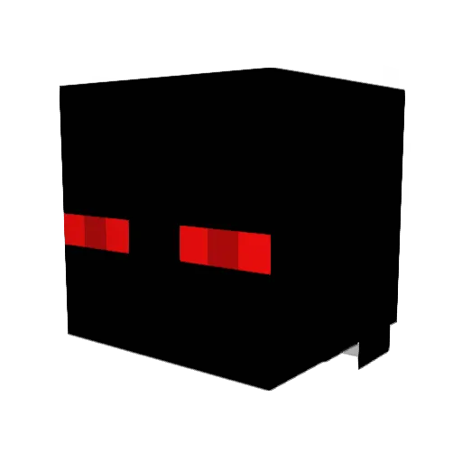 spectrehunter Minecraft avatar head, 3D render