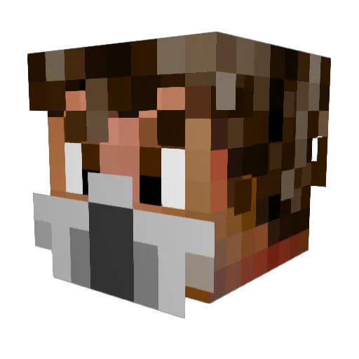 spectrej10 Minecraft avatar head, 3D render