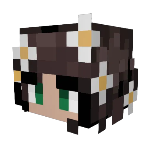 spectrum_4449 Minecraft avatar head, 3D render