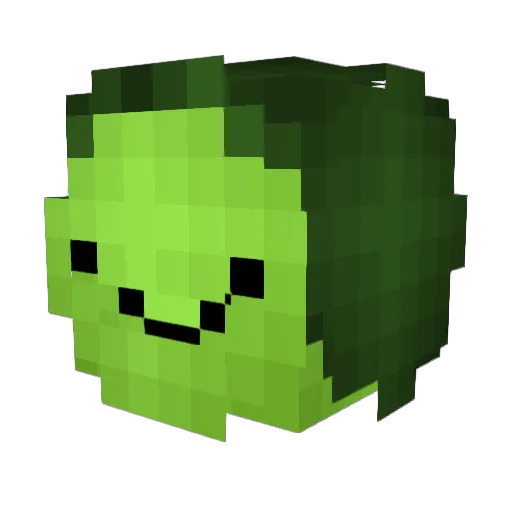 specture03 Minecraft avatar head, 3D render