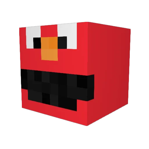 speder6 Minecraft avatar head, 3D render