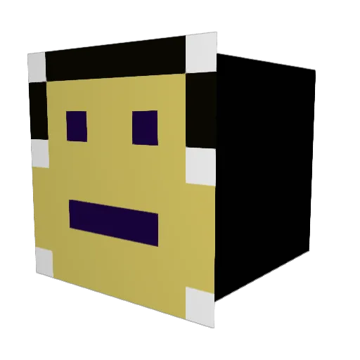 spedikid Minecraft avatar head, 3D render