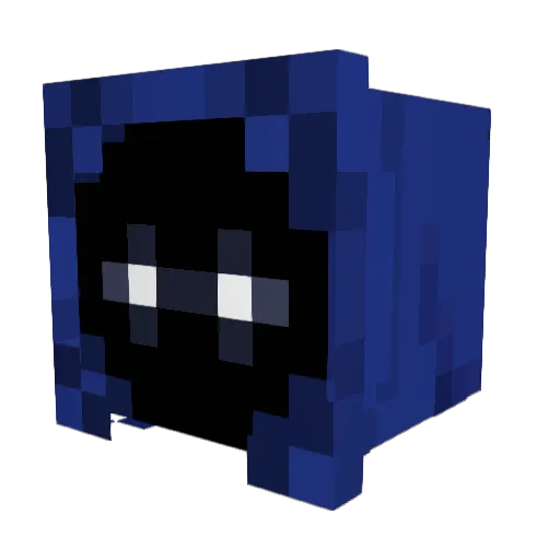 spednix Minecraft avatar head, 3D render