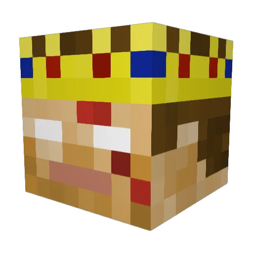 spedyboy Minecraft avatar head, 3D render