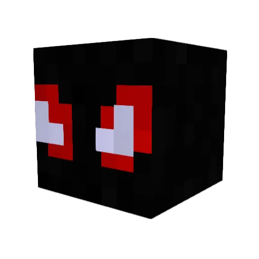 speed65 Minecraft avatar head, 3D render