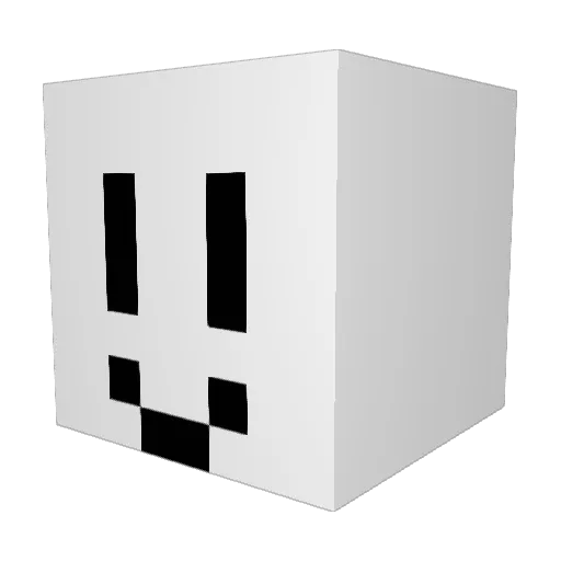 speed_lol Minecraft avatar head, 3D render
