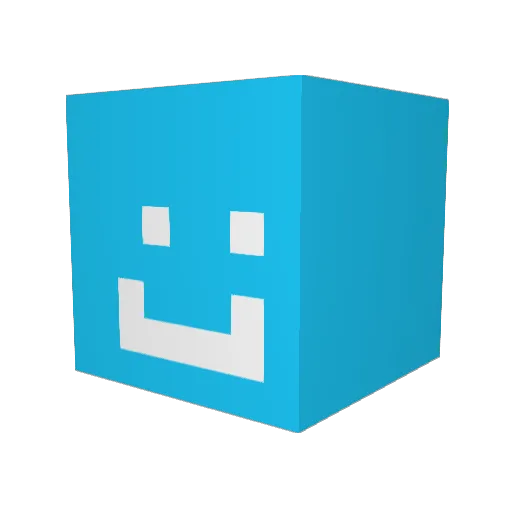 speed_ow Minecraft avatar head, 3D render