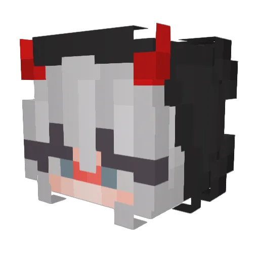 speedblaze Minecraft avatar head, 3D render