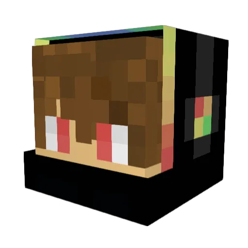 speedcasper Minecraft avatar head, 3D render