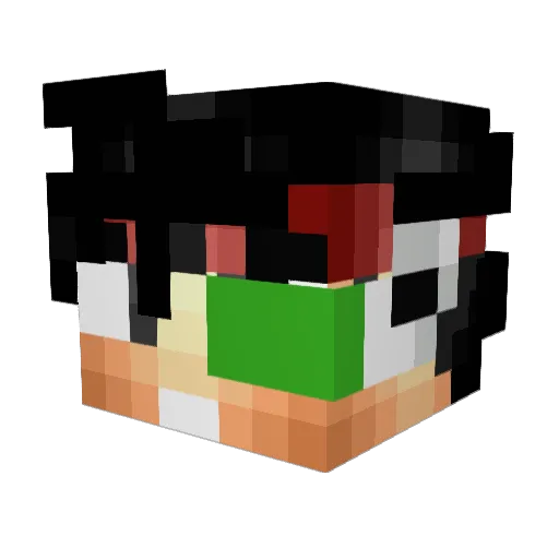 speeddragoon Minecraft avatar head, 3D render