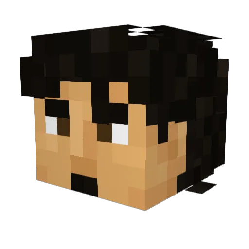 speedonium Minecraft avatar head, 3D render