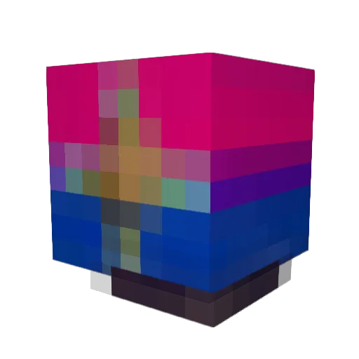 speedphantom2000 Minecraft avatar head, 3D render