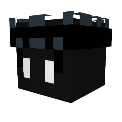 speedrunner1332 Minecraft avatar head, 3D render