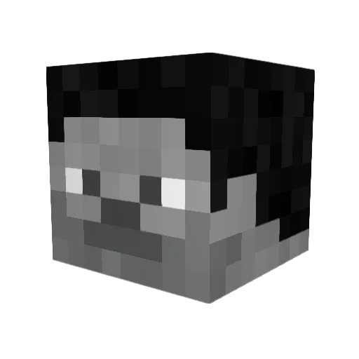 speedrunstrats Minecraft avatar head, 3D render