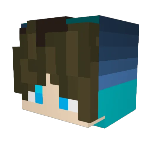 speedy14007 Minecraft avatar head, 3D render