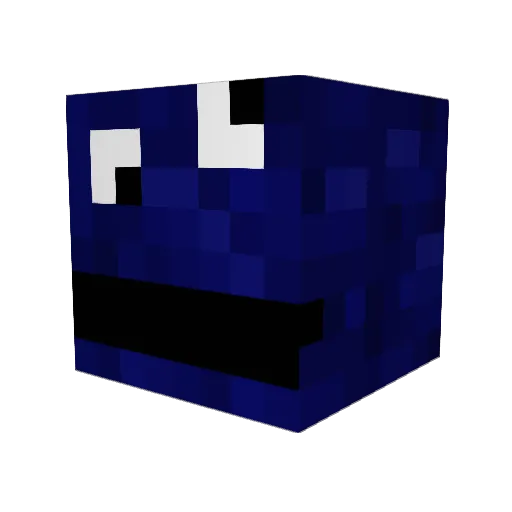 speedy1413 Minecraft avatar head, 3D render