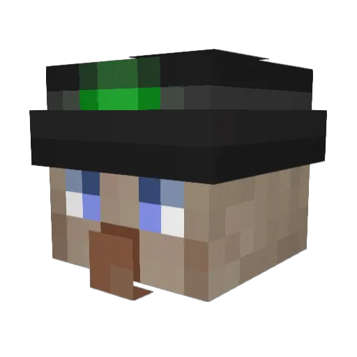 speedy72 Minecraft avatar head, 3D render