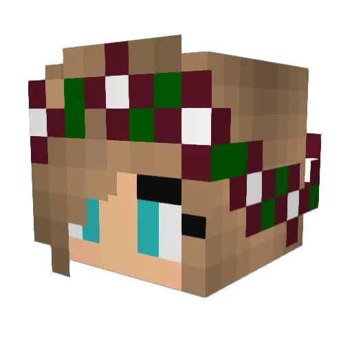 speedyS50 Minecraft avatar head, 3D render