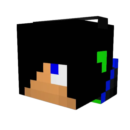 speedybacon1 Minecraft avatar head, 3D render