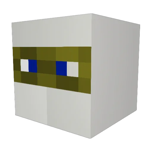 speedycop Minecraft avatar head, 3D render