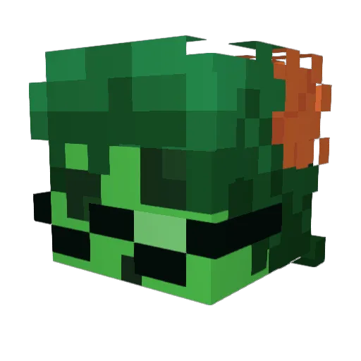 speedydino2 Minecraft avatar head, 3D render