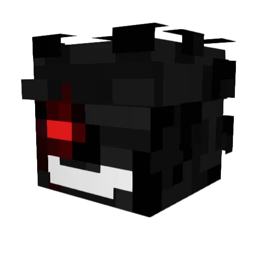 speedyfeet Minecraft avatar head, 3D render