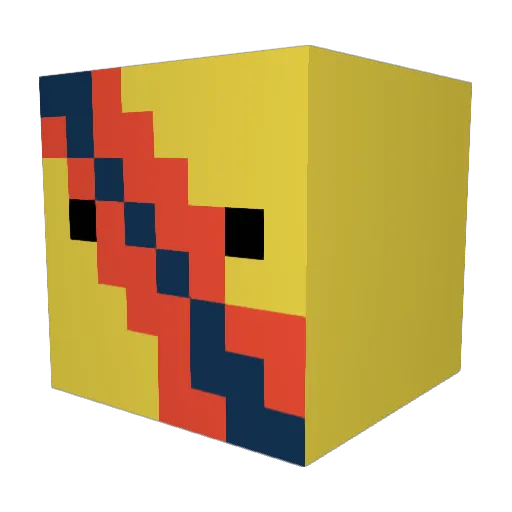 speedyjam15 Minecraft avatar head, 3D render