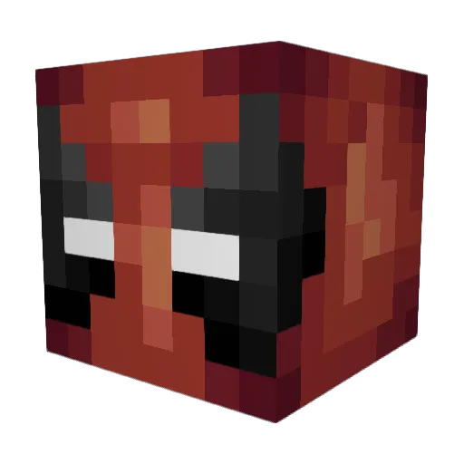 speedypool Minecraft avatar head, 3D render