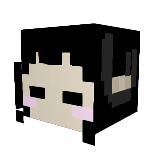 speeech100 Minecraft avatar head, 3D render
