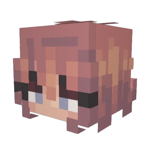 speisseoel Minecraft avatar head, 3D render