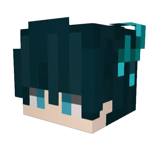 speknekje3 Minecraft avatar head, 3D render