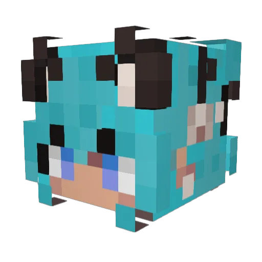 spelart Minecraft avatar head, 3D render