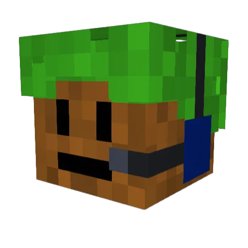 spellmore Minecraft avatar head, 3D render